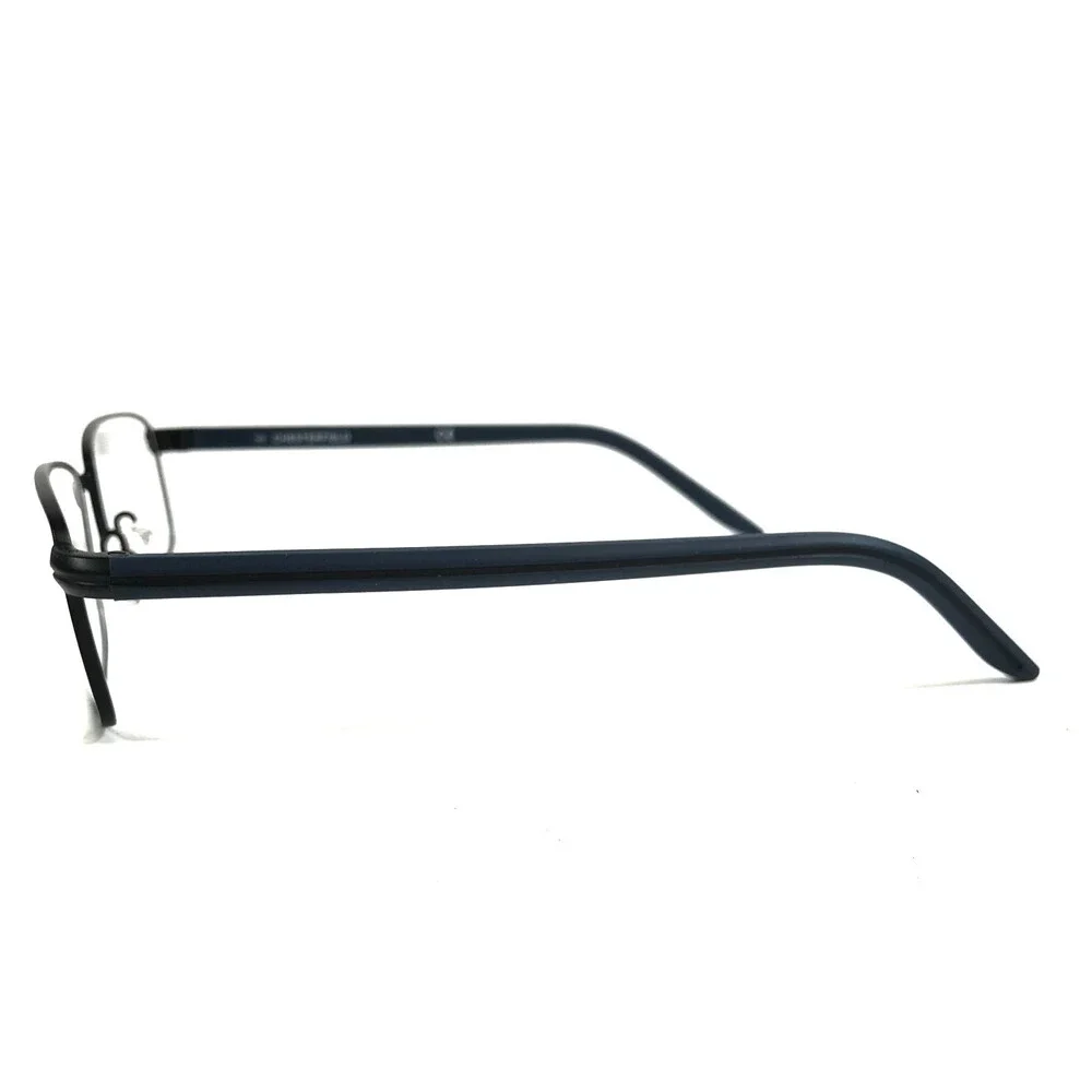 Chesterfield Eyeglasses Frames CH862 0003 Matte Black Blue Wire Rim 53-17-140